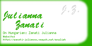 julianna zanati business card
